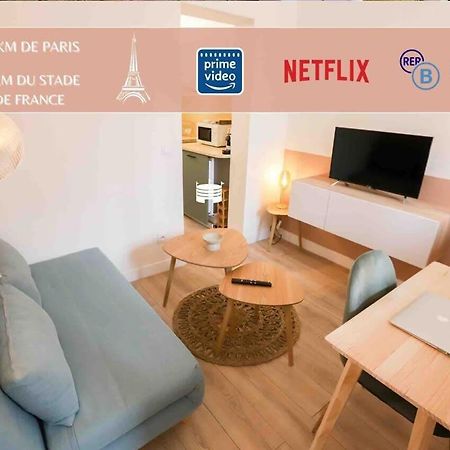 אוברווילייה Appart' Hotel Pink Cosy 5Min Rer Proche Paris מראה חיצוני תמונה